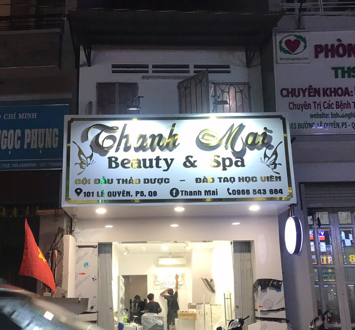biển quảng cáo spa