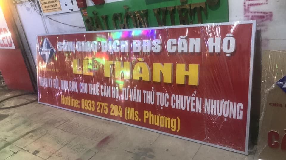 bảng hiệu chữ nổi Mica