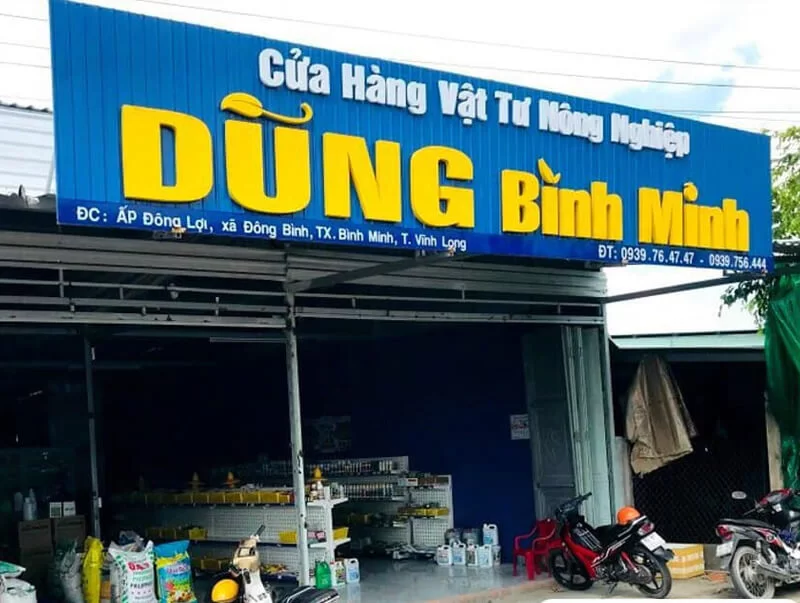 Top những bảng hiệu cửa hàng vật tư nông nghiệp chuyên nghiệp nhất
